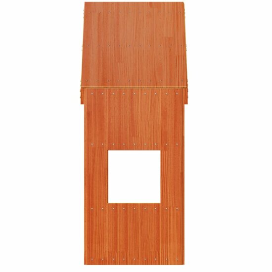 Kinderbedhuisje 55X99X139,5 Cm Massief Grenenhout 55 x 99 x 139.5 cm Wasbruin