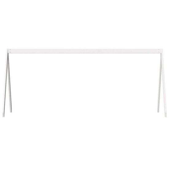 Kinderbedhuisje 199X80,5X88 Cm Massief Grenenhout 199 x 80.5 x 88 cm Wit