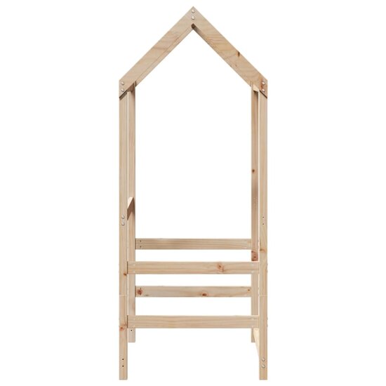 Kinderbedhuisje 108X70X176,5 Cm Massief Grenenhout 108 x 70 x 176.5 cm Naturel
