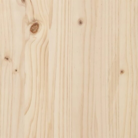 Kinderbedhuisje 108X70X176,5 Cm Massief Grenenhout 108 x 70 x 176.5 cm Naturel