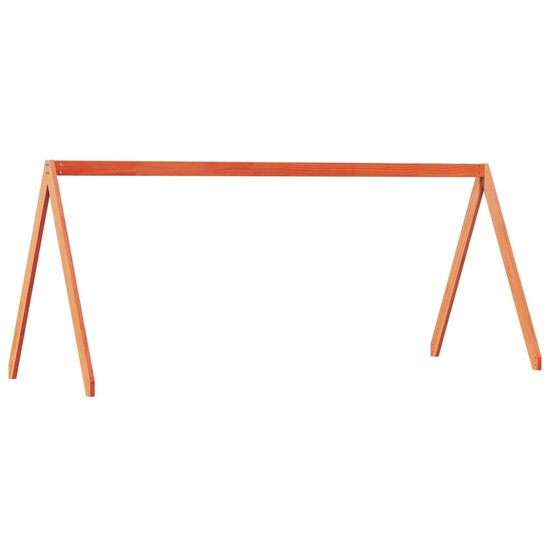 Kinderbedhuisje 209X95,5X88 Cm Massief Grenenhout 209 x 95.5 x 88 cm Wasbruin