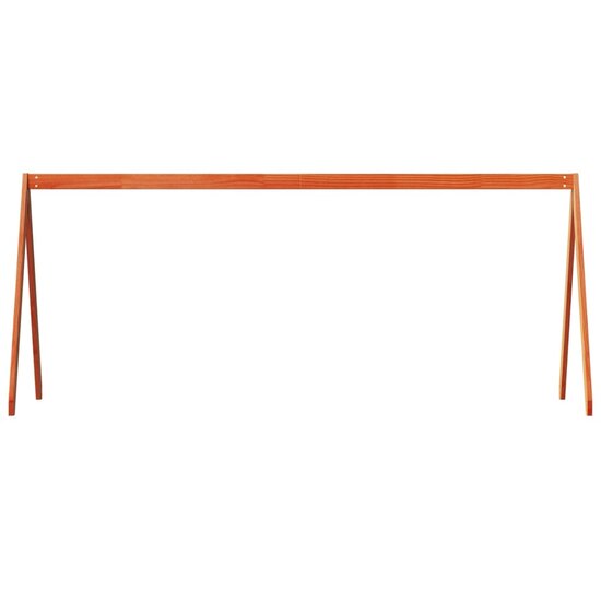Kinderbedhuisje 209X95,5X88 Cm Massief Grenenhout 209 x 95.5 x 88 cm Wasbruin