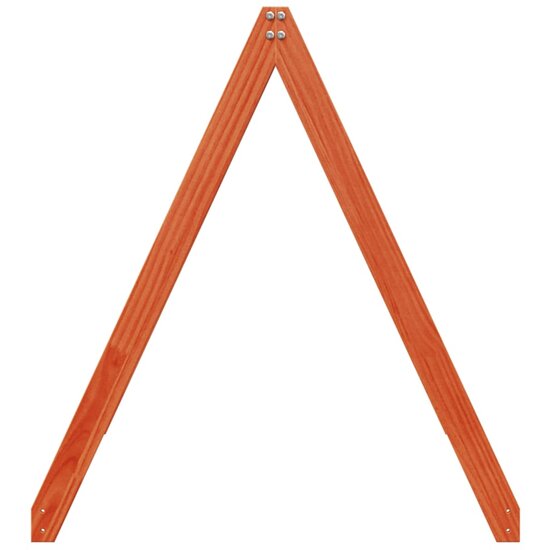 Kinderbedhuisje 209X95,5X88 Cm Massief Grenenhout 209 x 95.5 x 88 cm Wasbruin