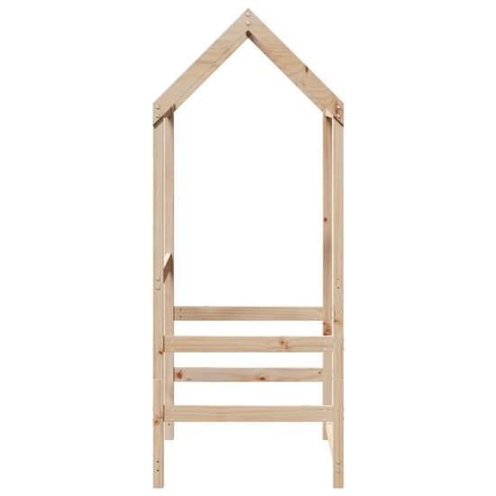 Kinderbedhuisje 98X70X176,5 Cm Massief Grenenhout 98 x 70 x 176.5 cm Naturel