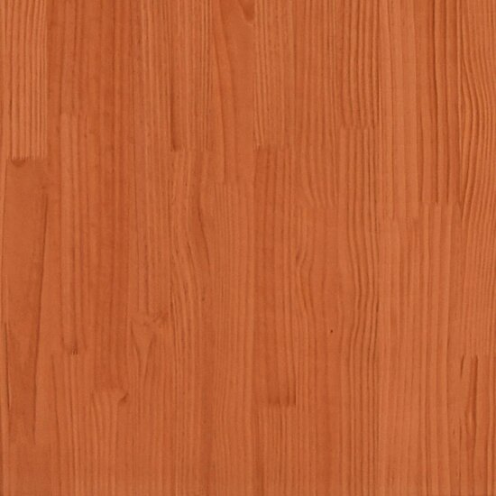Kinderbedhuisje 98x70x176,5 cm massief grenenhout wasbruin