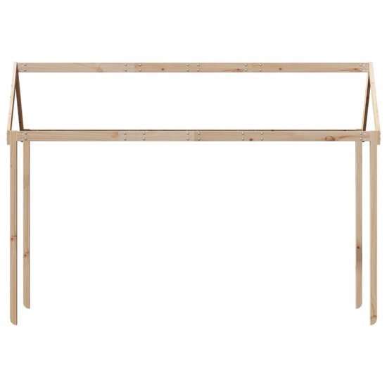Kinderbedhuisje 207X95,5X159 Cm Massief Grenenhout 207 x 95.5 x 159 cm Naturel