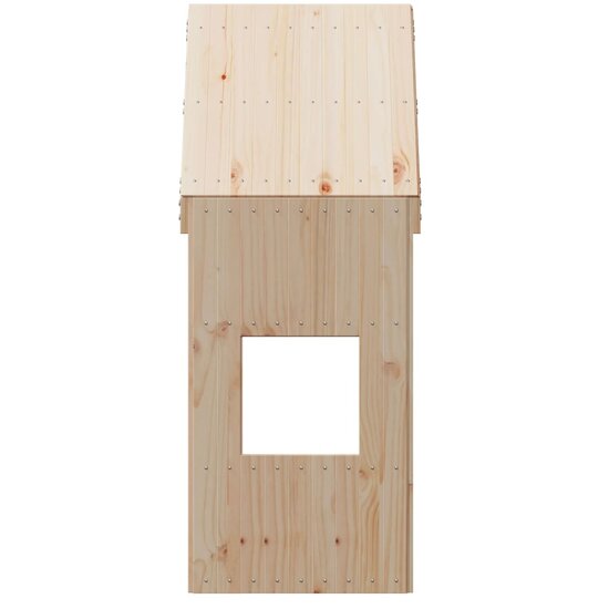 Kinderbedhuisje 55x84x132 cm massief grenenhout