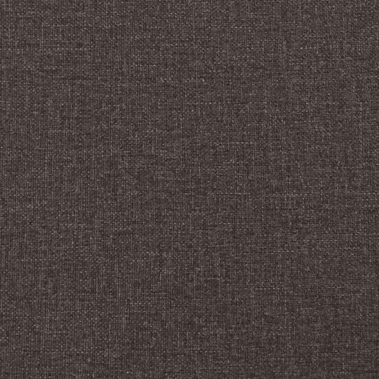 Bedframe Zonder Matras Stof 120 x 200 cm Donkerbruin