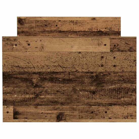 Bedframe Zonder Matras Bewerkt Hout 100 x 200 cm Oud hout