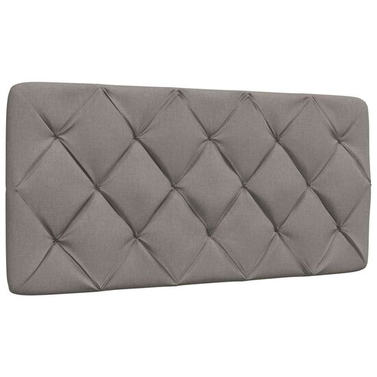 Bedframe Met Led Zonder Matras Stof 100 x 200 cm Taupe