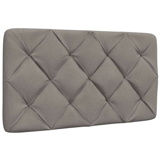 Bedframe Met Led Zonder Matras Stof 90 x 190 cm Taupe