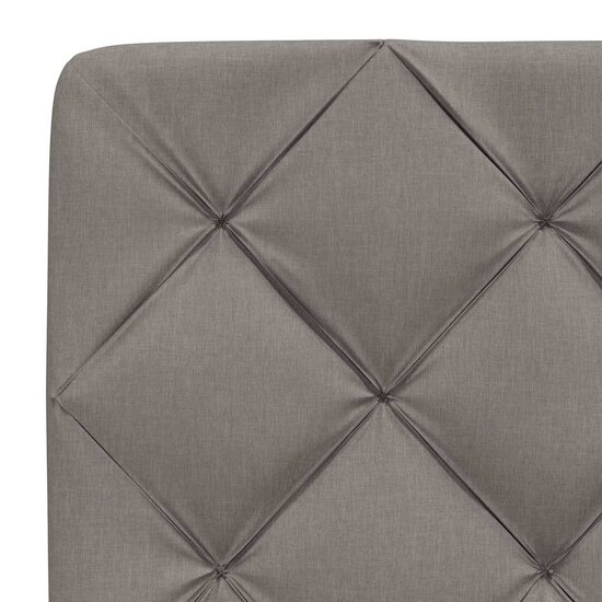 Bedframe Met Led Zonder Matras Stof 140 x 200 cm Taupe