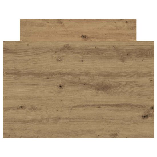 Bedframe Zonder Matras Spaanplaat 90 x 200 cm artisanaal eikenkleurig