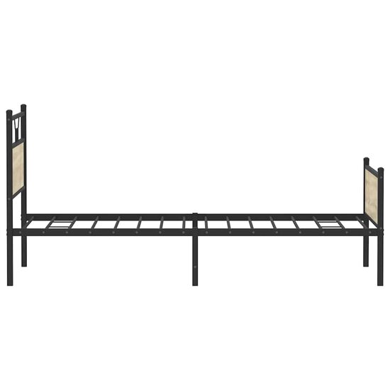 Bedframe Zonder Matras 107X203Cm Spaanplaat Kleurig 107 x 203 cm Sonoma eiken