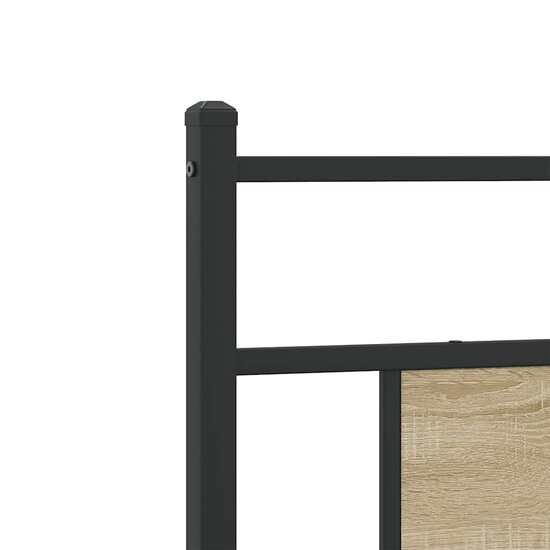 Bedframe Zonder Matras Hout Kleurig 80 x 200 cm Sonoma eiken