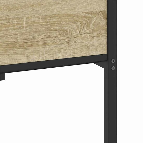Bedframe Zonder Matras Hout Kleurig 80 x 200 cm Sonoma eiken