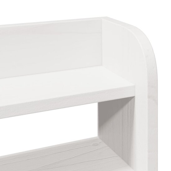 Bedframe Met Hoofdeinde Zonder Matras 200 x 200 cm Wit