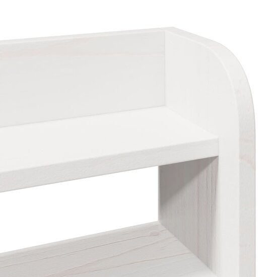 Bedframe Zonder Matras Massief Grenenhout 135 x 190 cm Wit