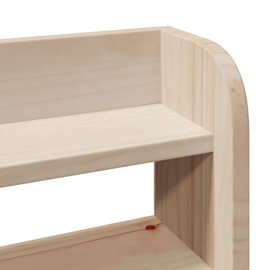 Bedframe Met Hoofdbord Massief Grenenhout 150 x 200 cm Bruin