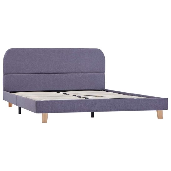 Bedframe zonder matras 135x190 cm lichtgrijs