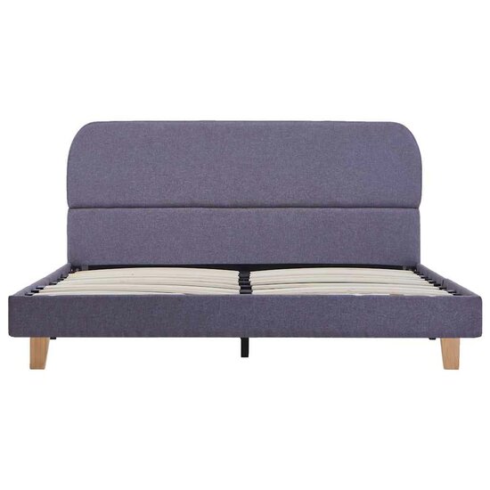 Bedframe zonder matras 135x190 cm lichtgrijs