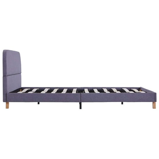 Bedframe zonder matras 135x190 cm lichtgrijs