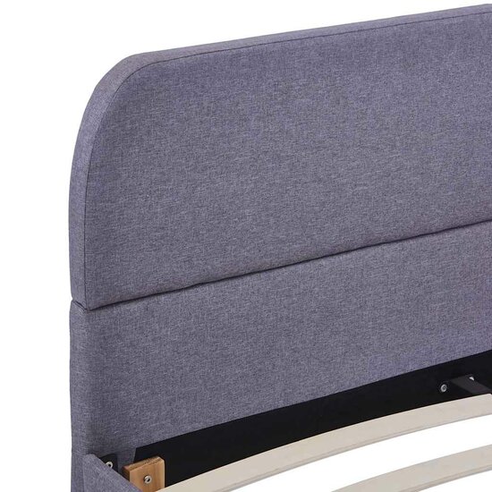 Bedframe zonder matras 135x190 cm lichtgrijs