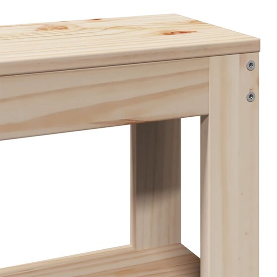 Bedframe Met Hoofdbord Massief Grenenhout 90 x 190 cm Bruin