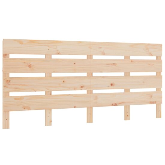 Bedframe Zonder Matras Massief Grenenhout 140 x 190 cm Naturel
