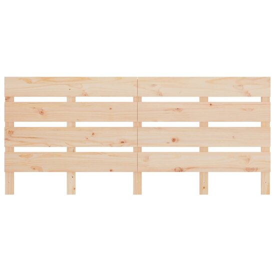 Bedframe Zonder Matras Massief Grenenhout 140 x 190 cm Naturel
