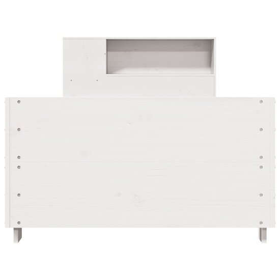 Bedframe Zonder Matras Massief Grenenhout 90 x 200 cm Wit