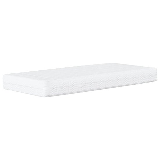 Slaapbank Fluweel Donkergrijs 90 x 190 cm met matras