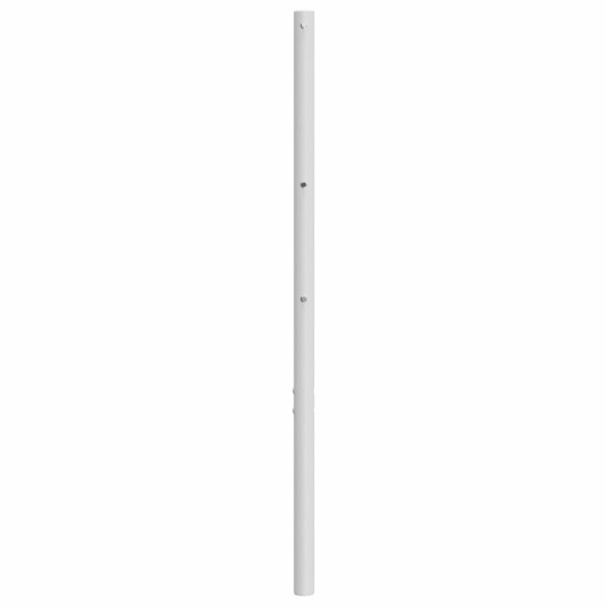 Hoofdbord Metaal 120 cm Wit