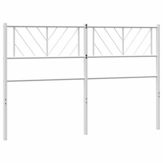 Hoofdbord Metaal 120 cm Wit