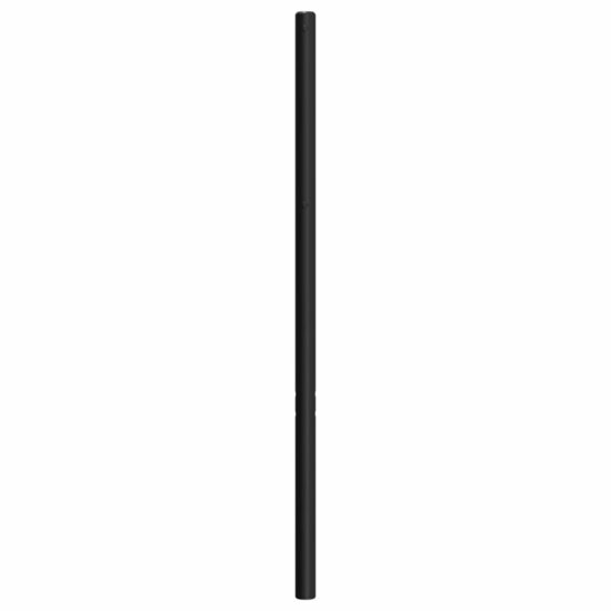 Hoofdbord 75 cm metaal zwart