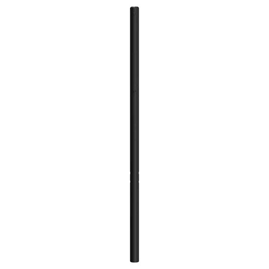 Hoofdbord 135 cm metaal zwart