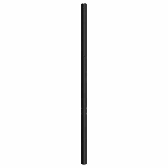 Hoofdbord Metaal 200 cm Zwart
