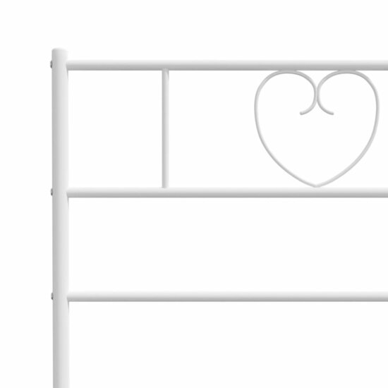 Hoofdbord Metaal 80 cm Wit