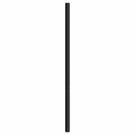 Hoofdbord Metaal 160 cm Zwart