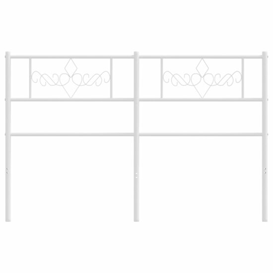 Hoofdbord 140 cm metaal wit