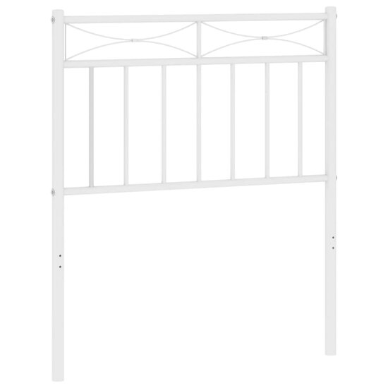 Hoofdbord Metaal 75 cm Wit