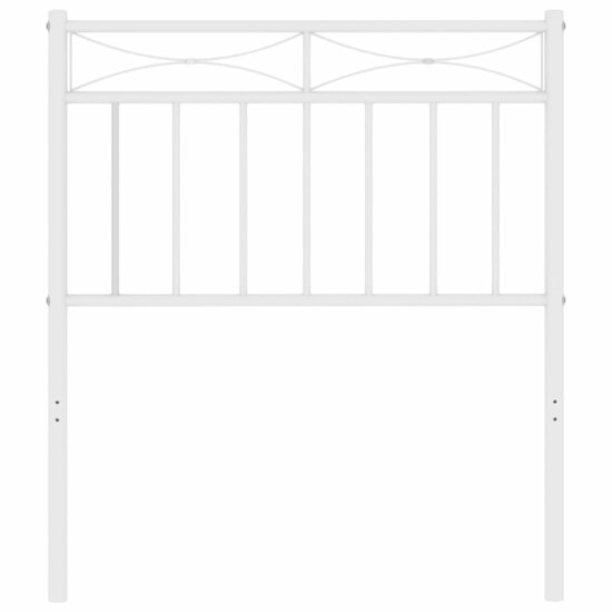 Hoofdbord Metaal 75 cm Wit
