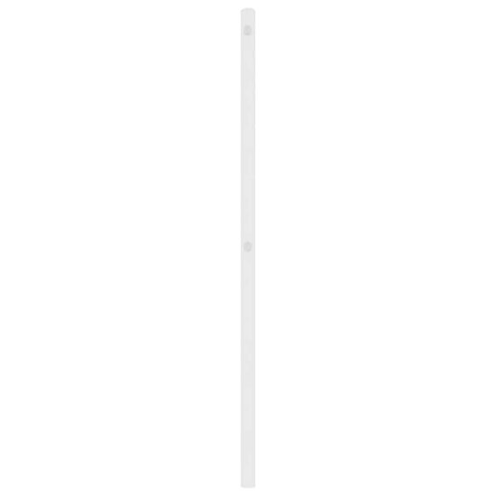 Hoofdbord 193 cm metaal wit