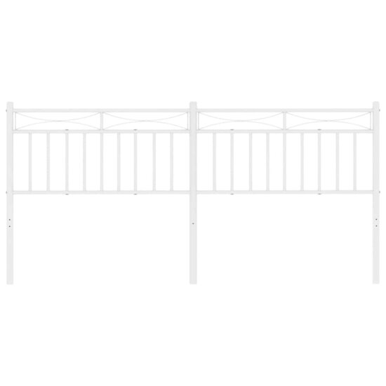 Hoofdbord 180 cm metaal wit