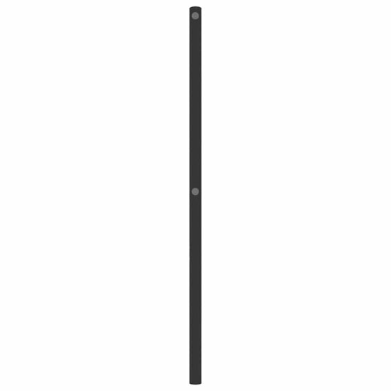 Hoofdbord Metaal 150 cm Zwart