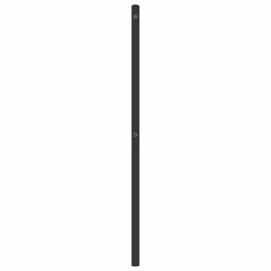 Hoofdbord Metaal 180 cm Zwart