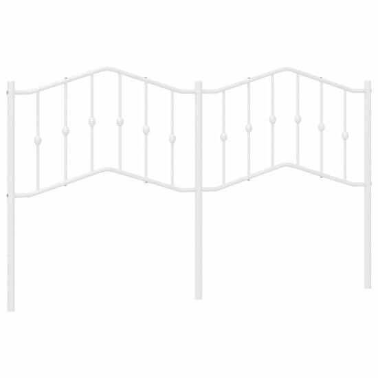 Hoofdbord Metaal 180 cm Wit