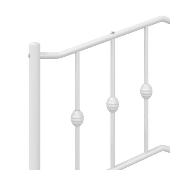 Hoofdbord Metaal 193 cm Wit