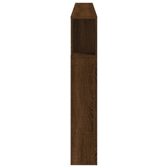 Hoofdeinde Met Led 220X18,5X103,5 Cm Bewerkt Hout Bruineiken 220 x 103.5 cm bruin eikenkleur