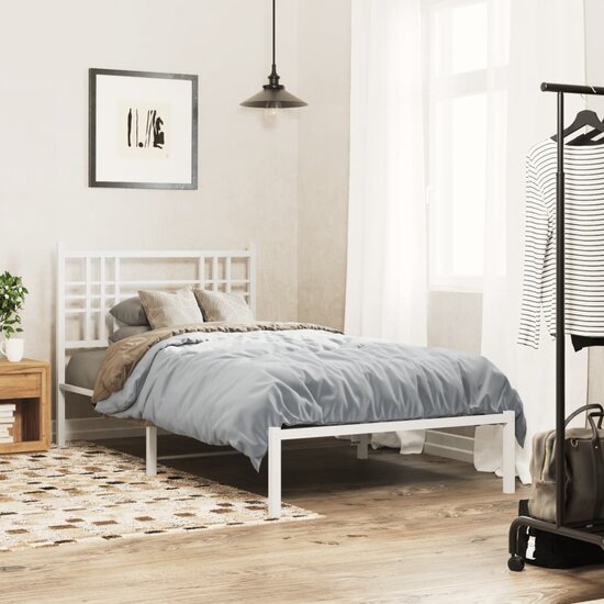 Hoofdbord Metaal 107 cm Wit